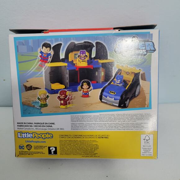 Fisher Price Little People DC Super Friends 2.5" Inch Figures 12725-2M5 - Picture 3 of 4